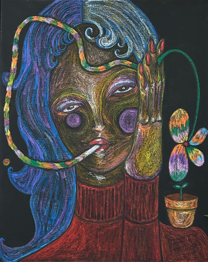 {mystery of a woman's gaze}